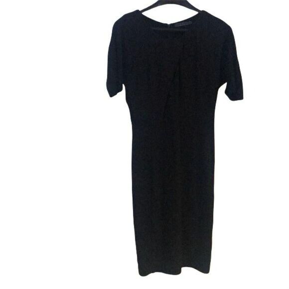 Velvet black dress size S - Picture 1 of 6